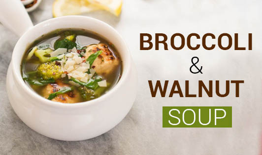 Broccoli & Walnut Soup