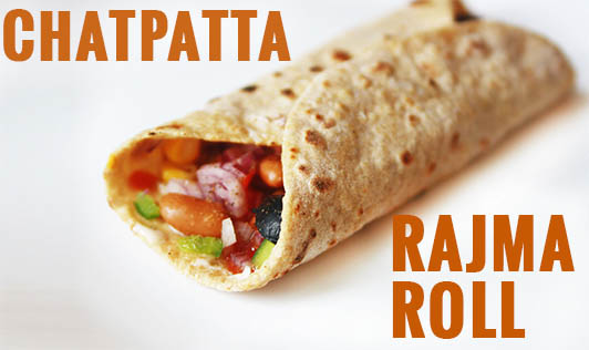 Chatpatta Rajma Roll - The Wellness Corner