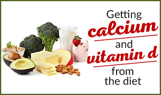 Getting calcium and vitamin D from the diet