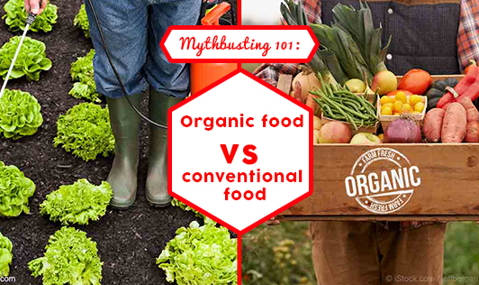 MYTHBUSTING 101: ORGANIC FOOD VS CONVENTIONAL FOOD