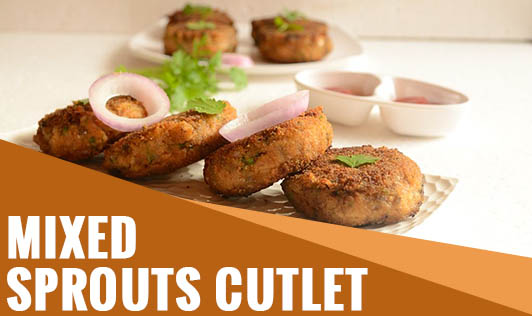 Mixed sprouts cutlet