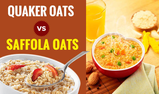 Quaker Oats vs Saffola Oats